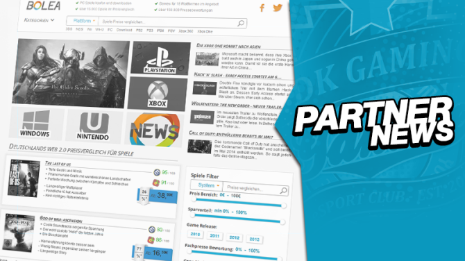 Bolea.de – Der Preisvergleich für Spiele